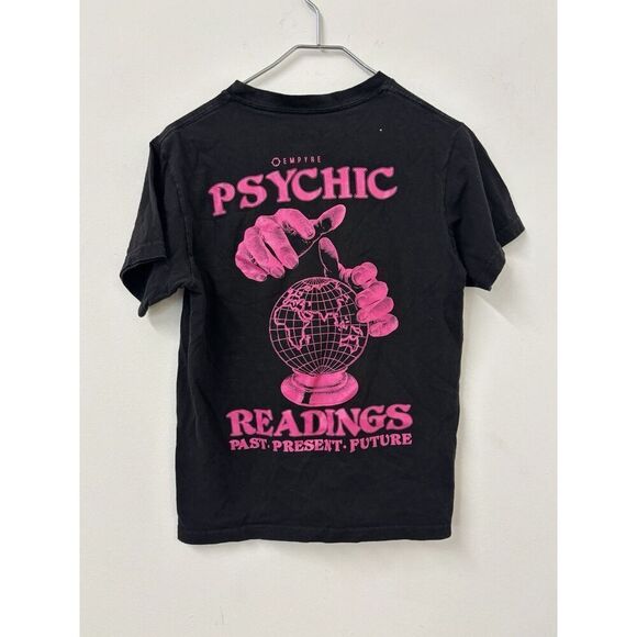 Womens Empyre Graphic T-shirt Psychic Readings Tarot Black Small - Picture 1 of 5